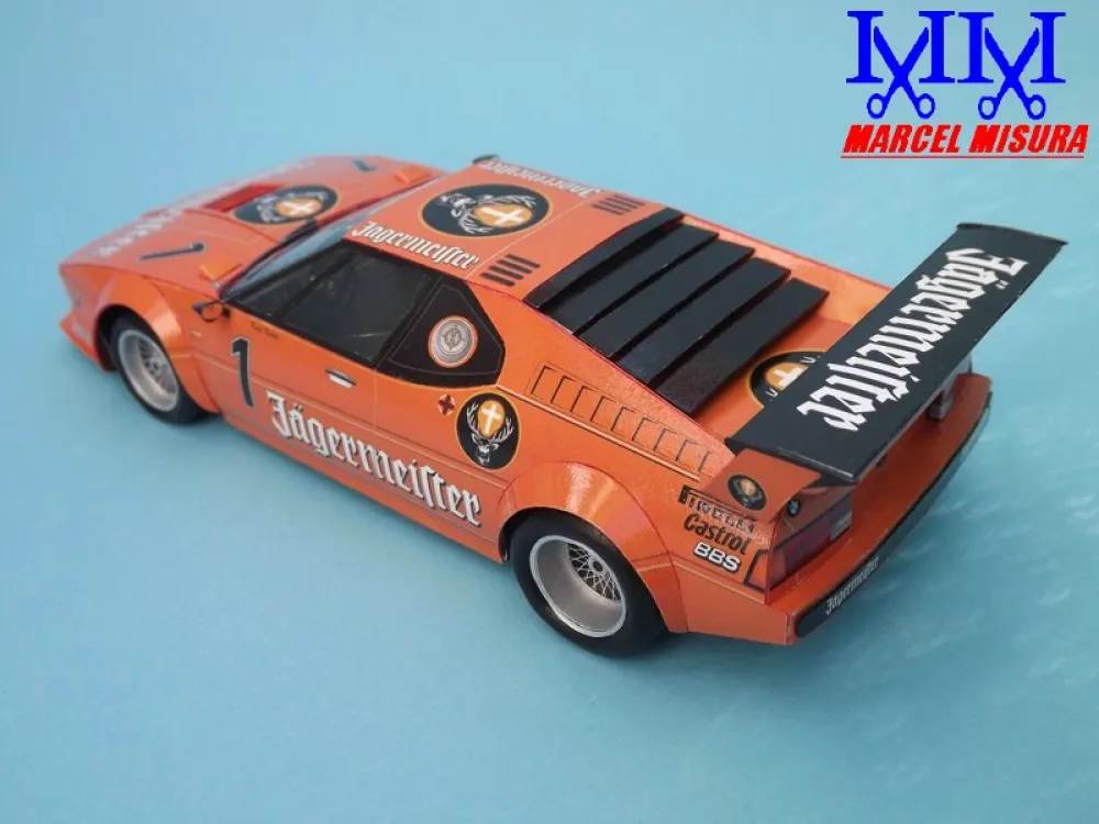 Papierový model BMW M1 Jagermesiter DTR 1982